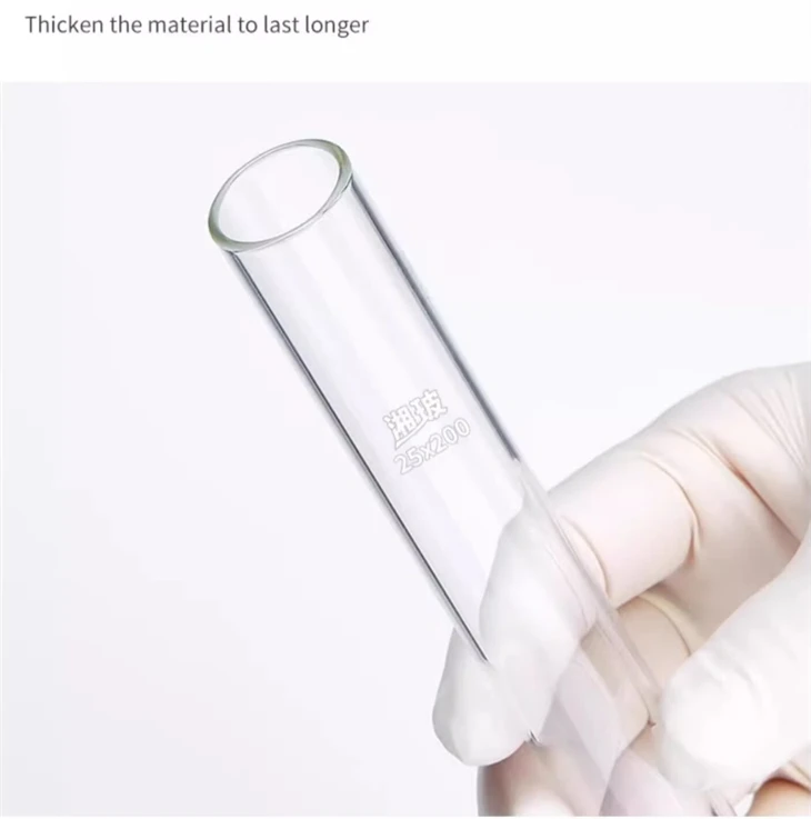 Factory Direct Chemistry Laboratory Glassware Glass Test Tube